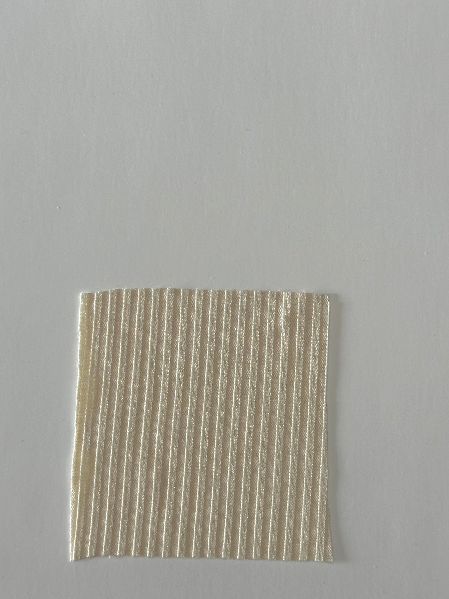 Solid in Cream (new) on Unbrushed Rib Knit Fabric Sold by the 1/4 yard