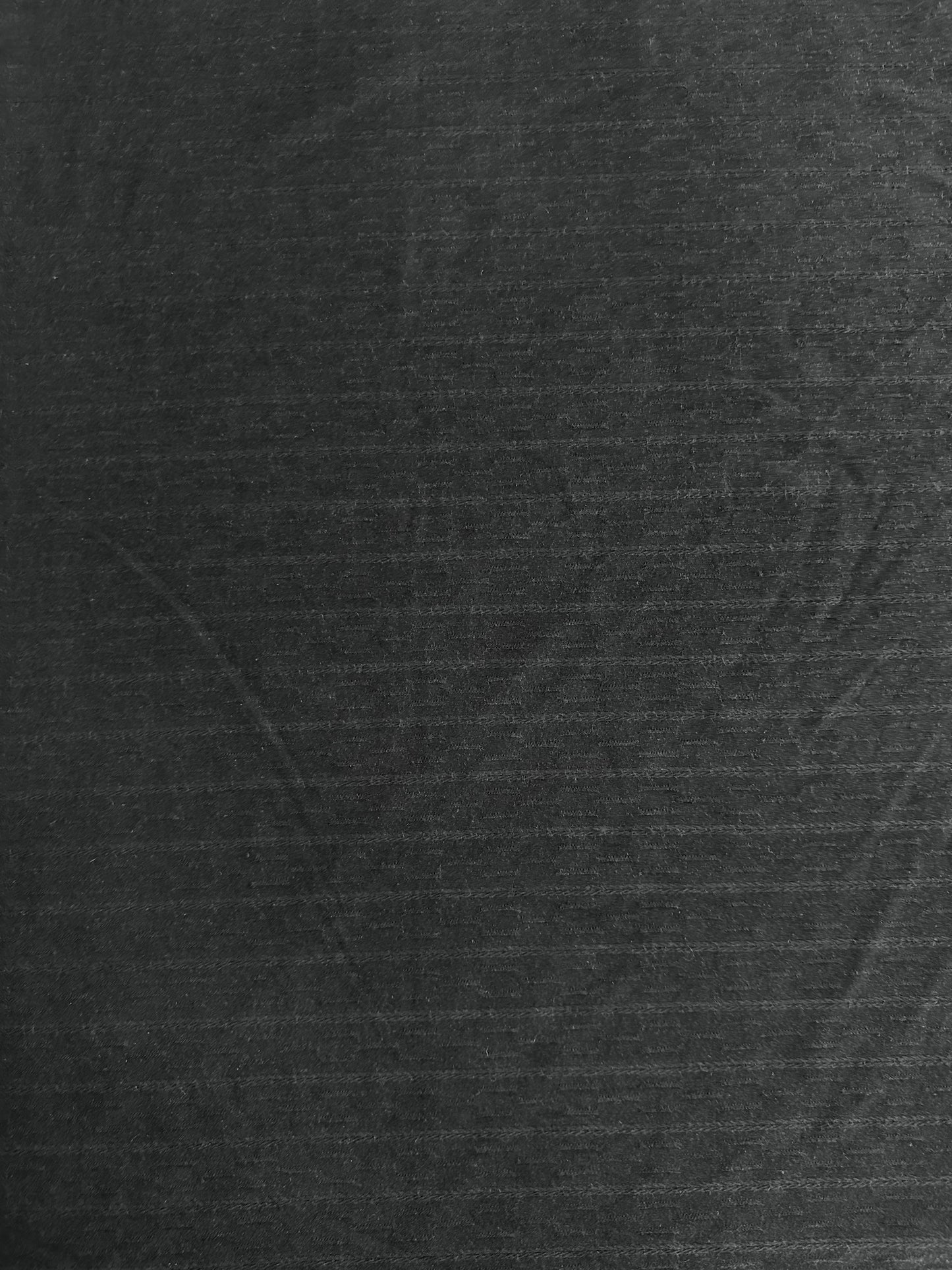 Cable Jersey Knit in Black Sold by the 1/4 yard