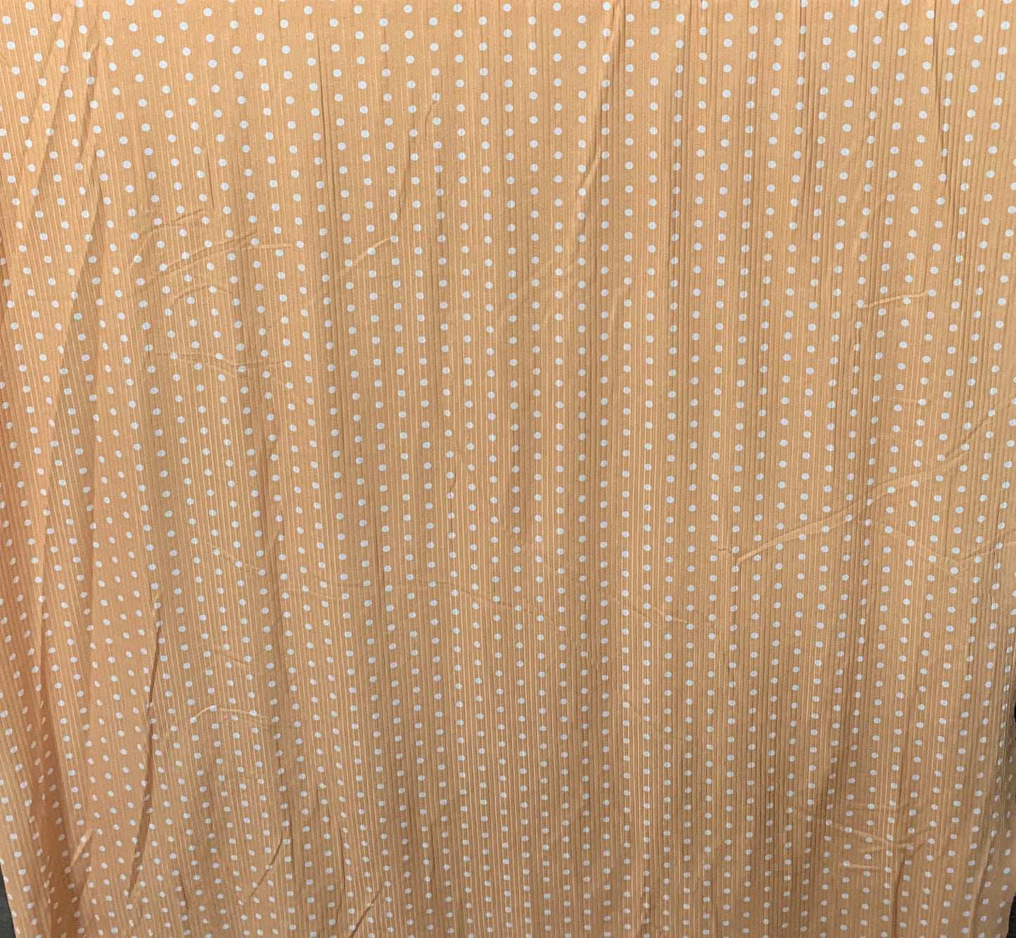 Polka Dot in Yellow on Brushed Rib Knit Fabric Sold by the 1/4 yard