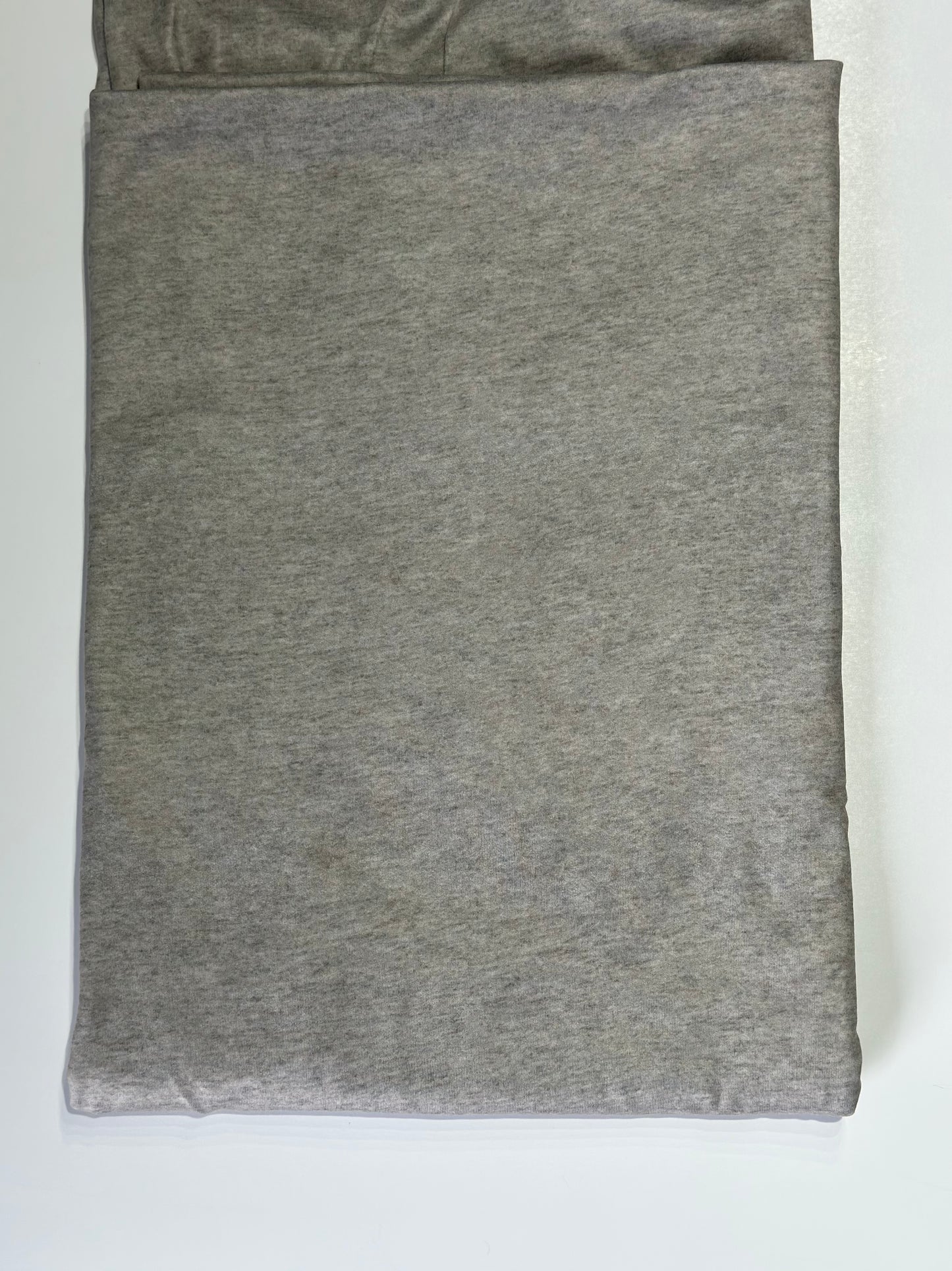 Heathered Solid in Oatmeal on Double Brushed Poly Knit Fabric Sold by the 1/4 yard